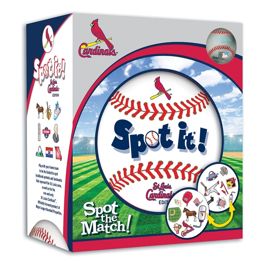 St. Louis Cardinals Spot It! Card Game MLB Edition Fun Family Game for Ages 7+ Image 1