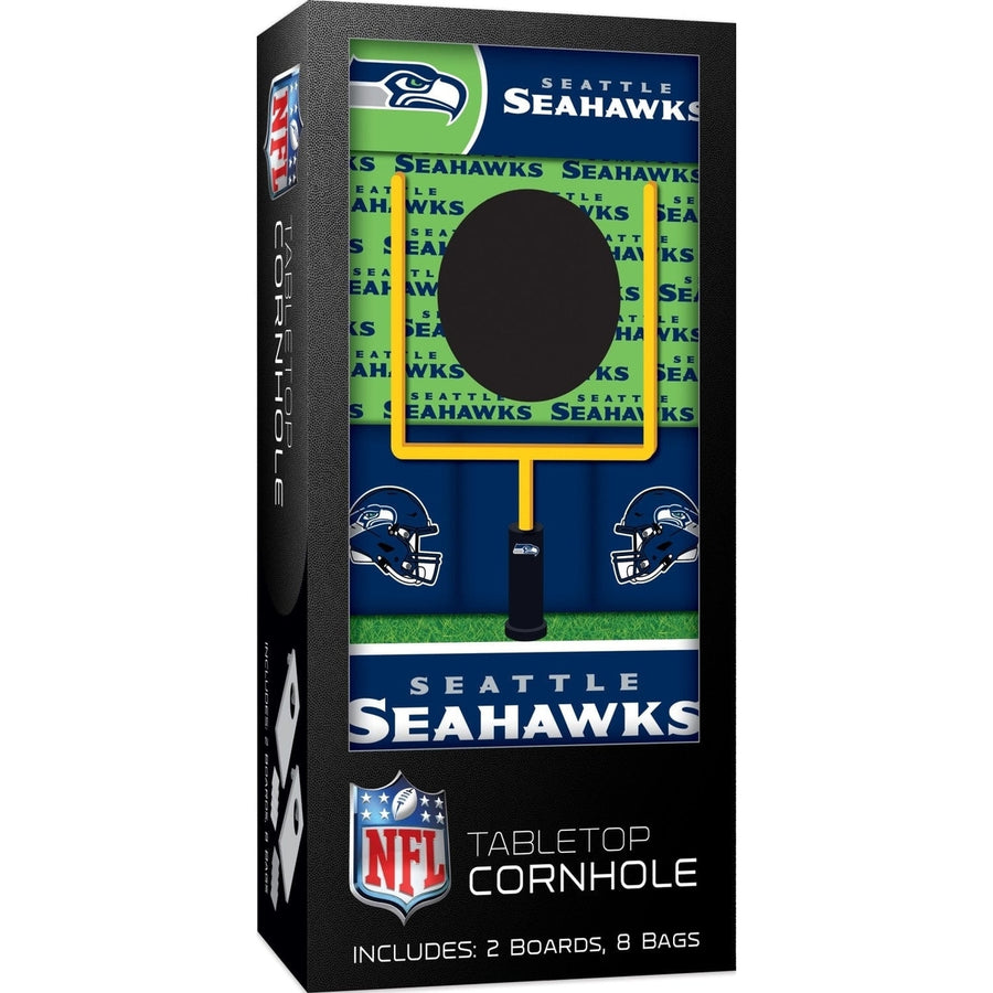 Seattle Seahawks - NFL Tabletop Cornhole Image 1