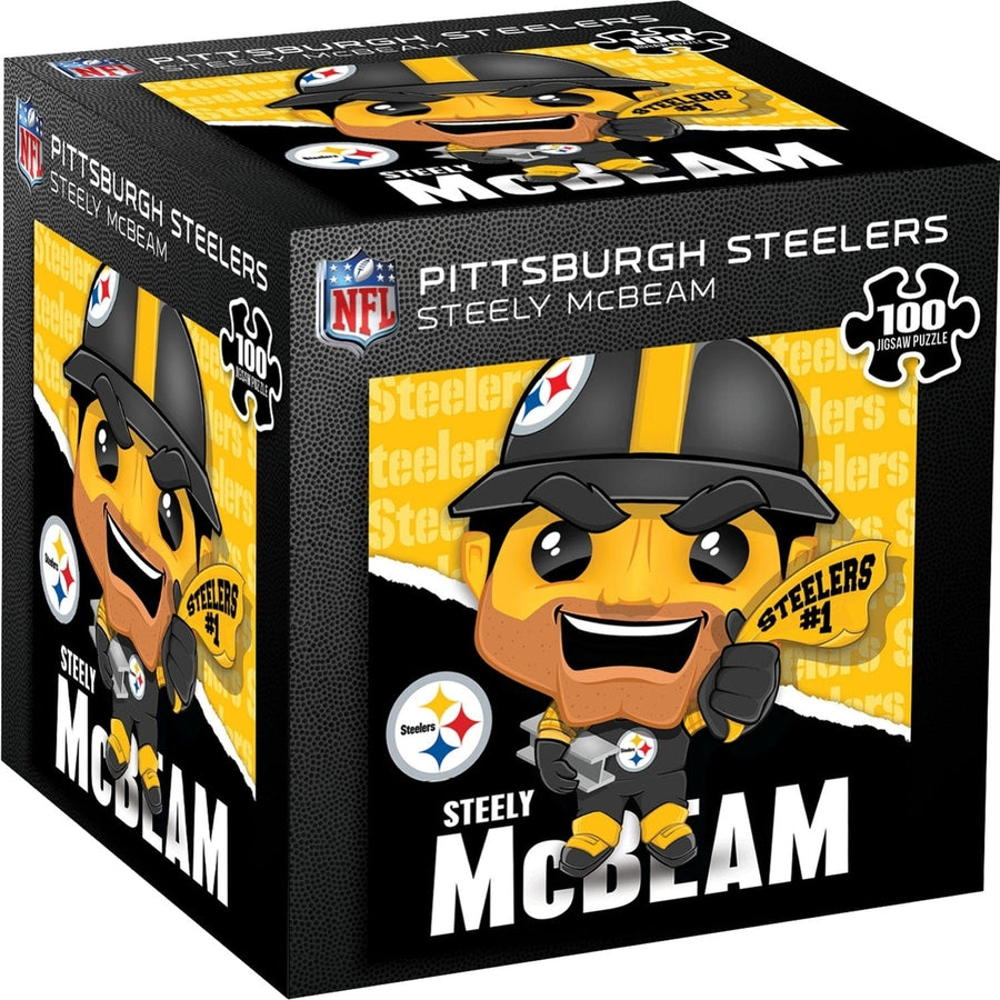 Steely McBeam - Pittsburgh Steelers Mascot 100 Piece Jigsaw Puzzle Image 1