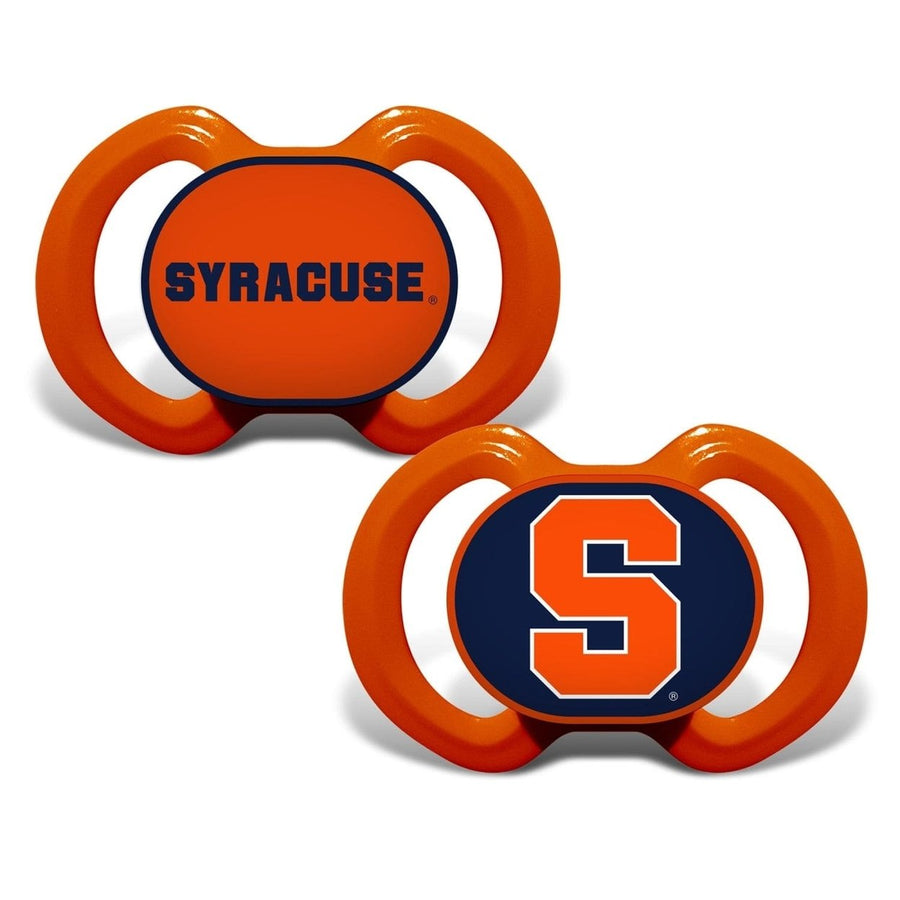 Syracuse Orange Pacifier 2-Pack NCAA Baby Soother BPA-Free Silicone Nipple Image 1