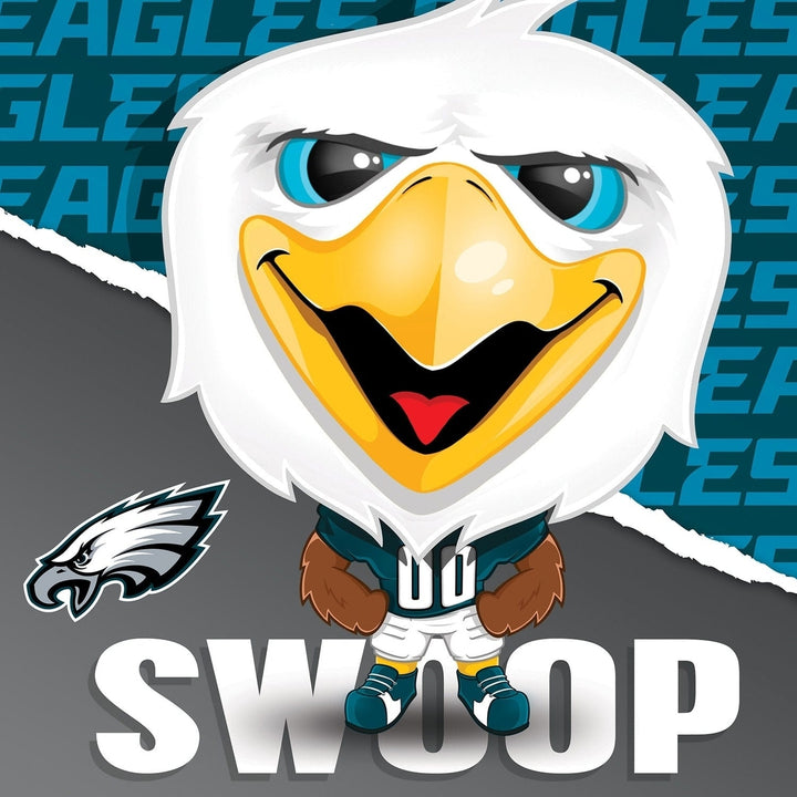 Swoop Philadelphia Eagles Mascot 100 Piece Jigsaw Puzzle 10x10 Official NFL Image 2