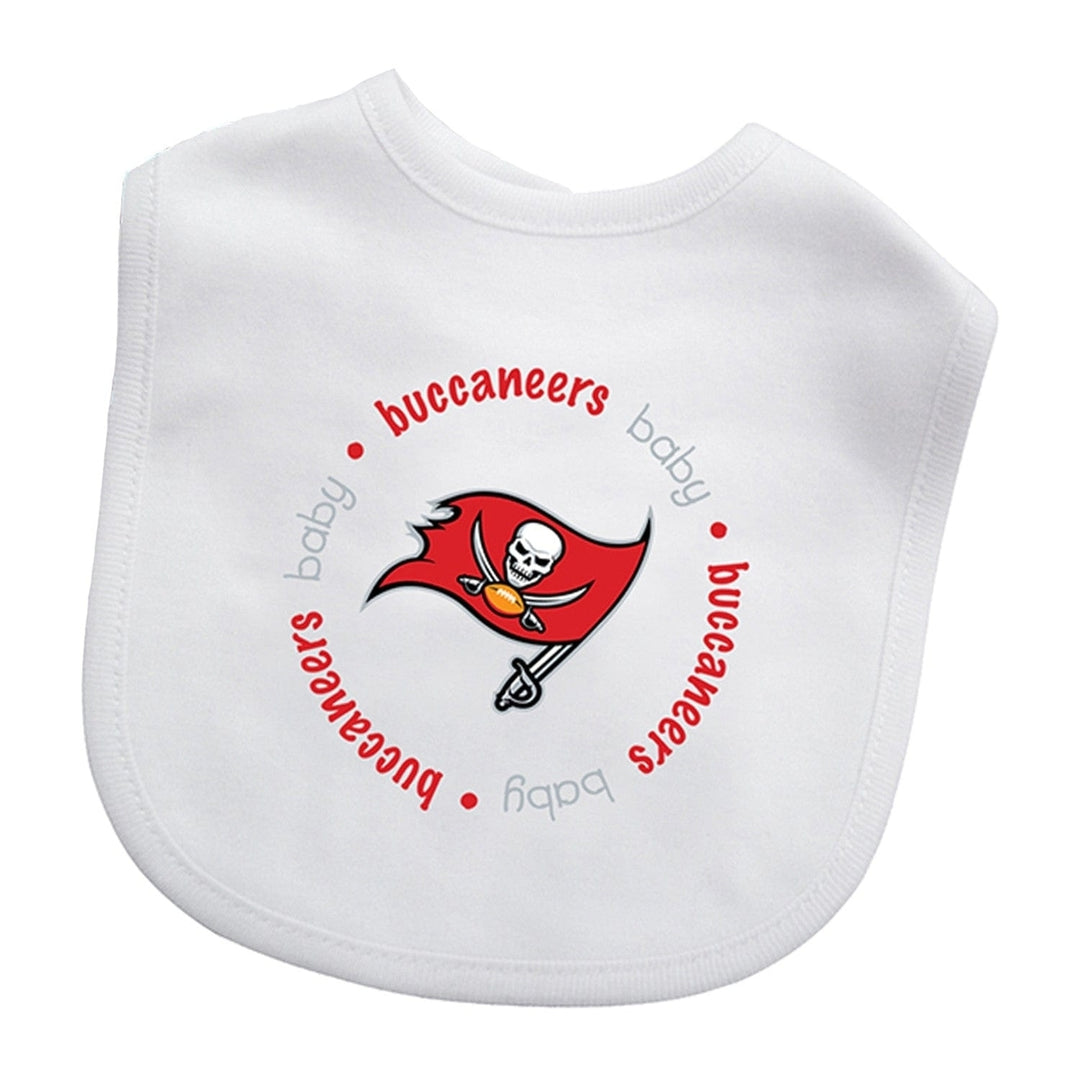 Tampa Bay Buccaneers Baby Gift Set 2 Piece Bib Pre-Walkers 100% Cotton Unisex Image 3