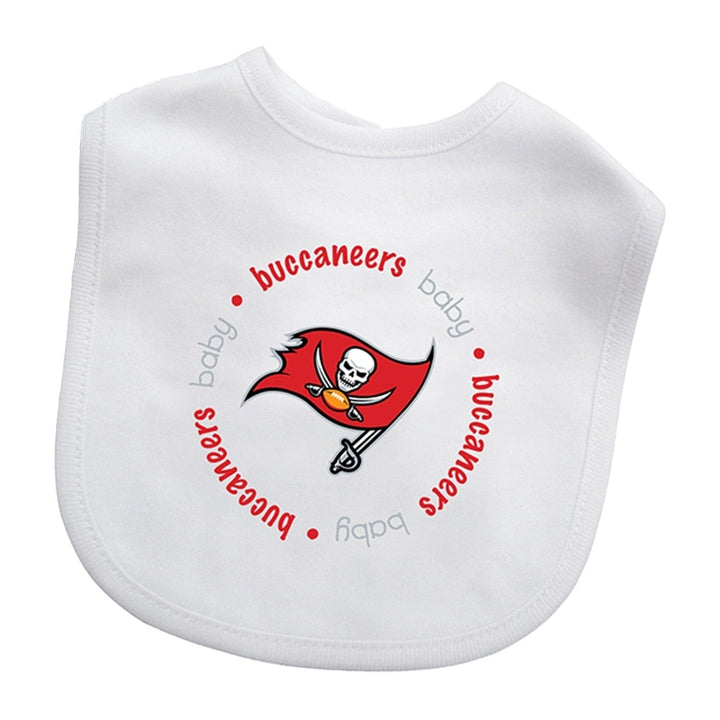 Tampa Bay Buccaneers Baby Gift Set 2 Piece Bib Pre-Walkers 100% Cotton Unisex Image 3