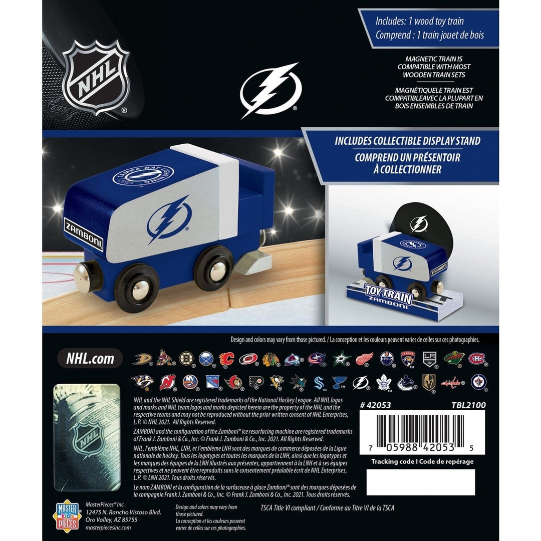 Tampa Bay Lightning Toy Zamboni Train Engine Image 3