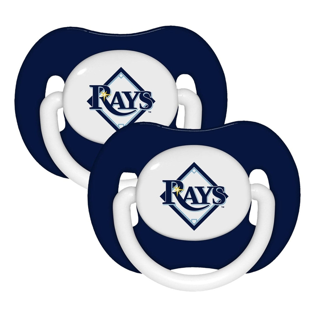 Tampa Bay Rays Pacifier 2-Pack Orthodontic Silicone BPA-Free Infant Safe Image 1