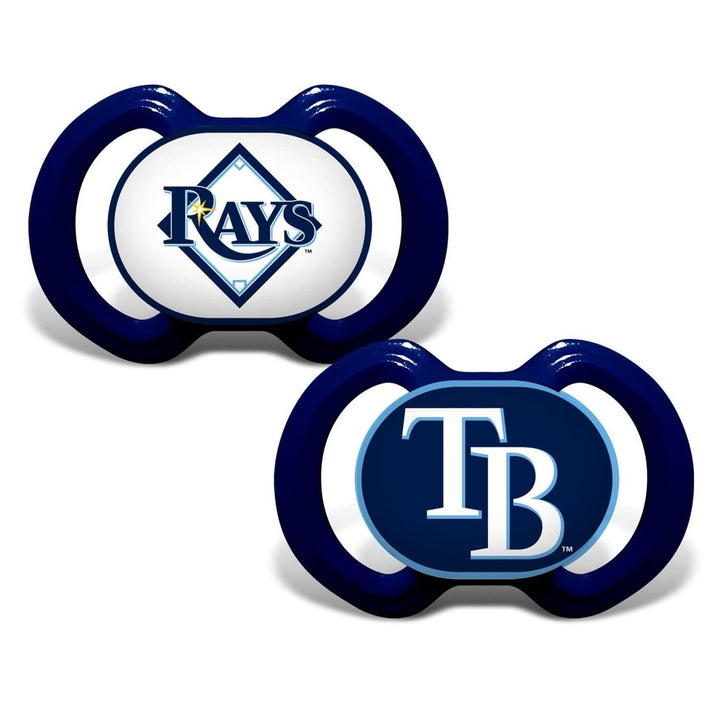 Tampa Bay Rays Pacifier 2-Pack BPA-Free Orthodontic Silicone Infant Safe Image 1