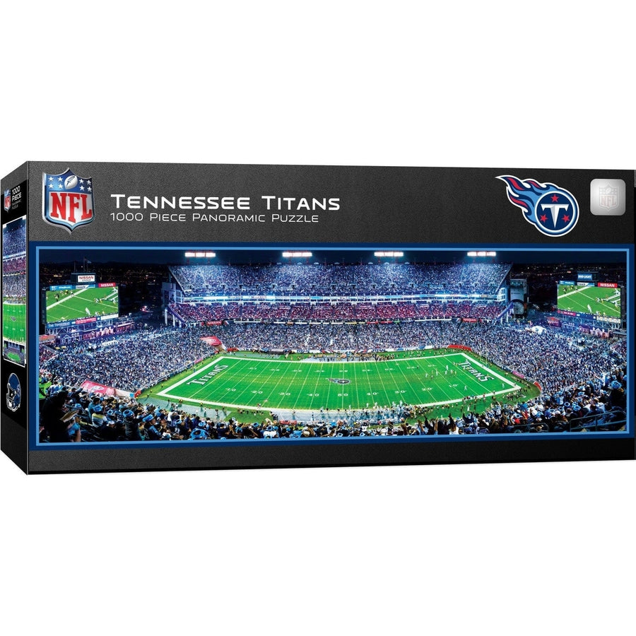 Tennessee Titans 1000 Piece Jigsaw Puzzle Panoramic NFL Stadium 13x39 inches Image 1