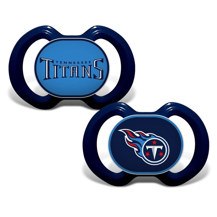 Tennessee Titans Pacifier 2-Pack NFL Baby Soothers BPA-Free 3 Months and Up Image 1