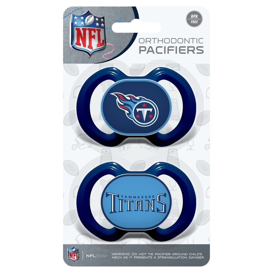 Tennessee Titans Pacifier 2-Pack NFL Baby Soothers BPA-Free 3 Months and Up Image 2