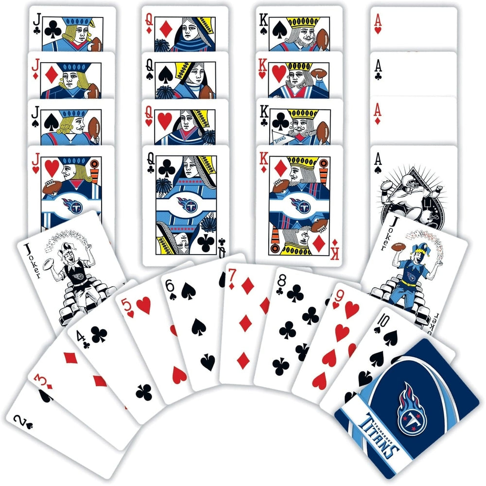 Tennessee Titans Playing Cards 54 Card Deck Official NFL Team Deck Image 2