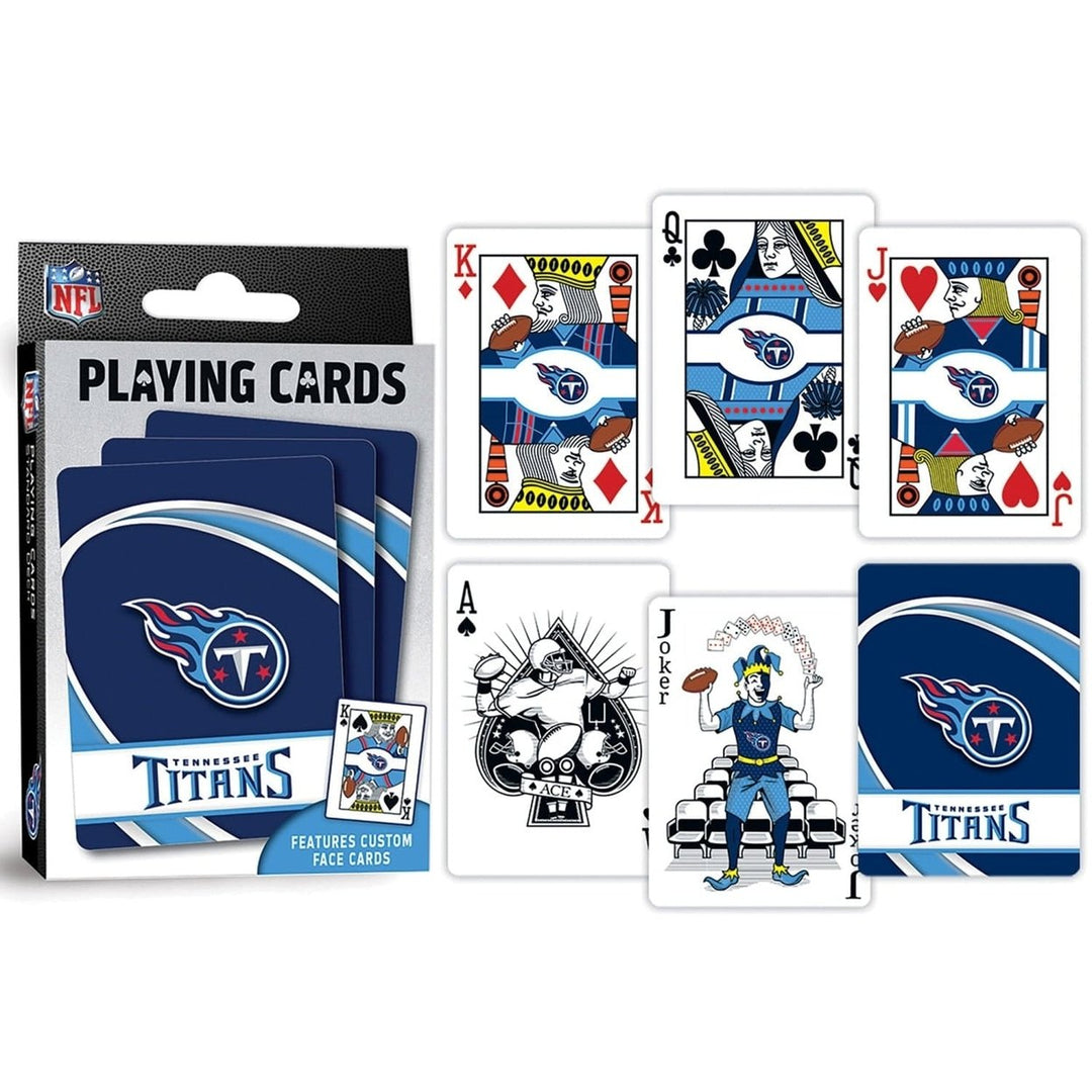 Tennessee Titans Playing Cards 54 Card Deck Official NFL Team Deck Image 3