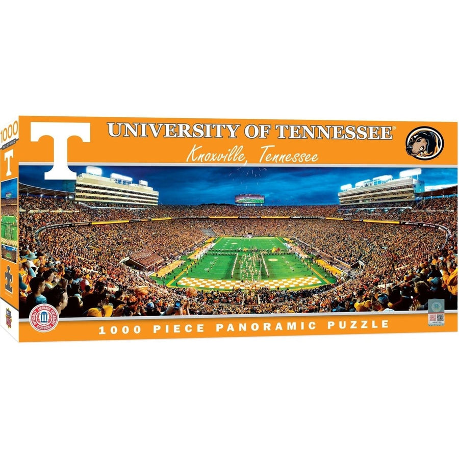 Tennessee Volunteers 1000 Piece Panoramic Jigsaw Puzzle Sky Box View USA Made Image 1