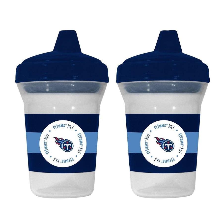 Tennessee Titans Sippy Cup 2 Pack BPA Free Dishwasher Safe Toddler Baby Cups Image 1