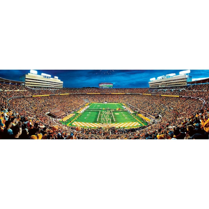 Tennessee Volunteers 1000 Piece Panoramic Jigsaw Puzzle Sky Box View USA Made Image 2