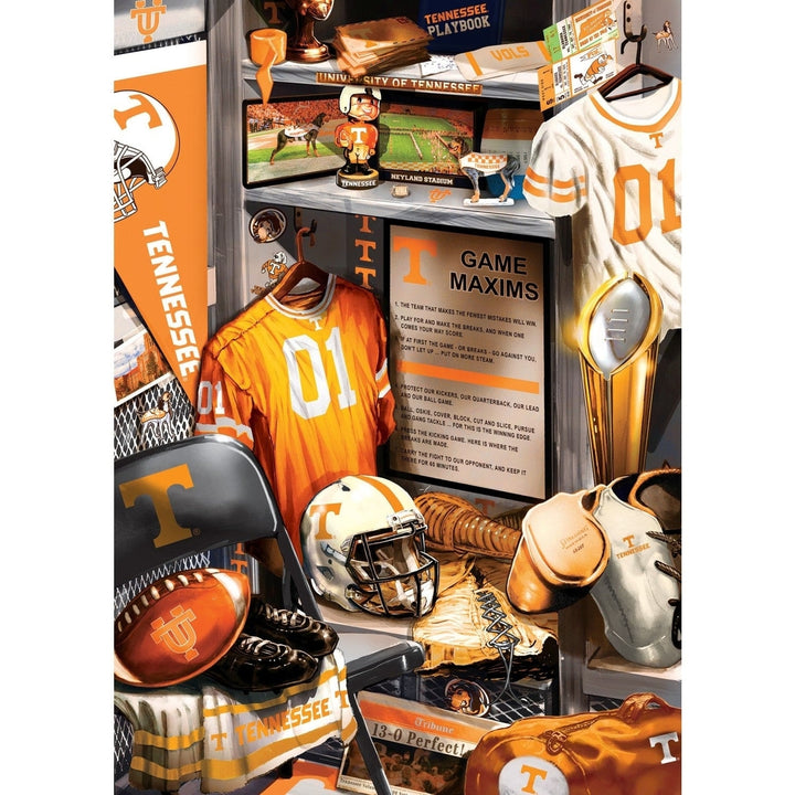 Tennessee Volunteers 500 Piece Jigsaw Puzzle Football Memorabilia Recycled Material Image 2