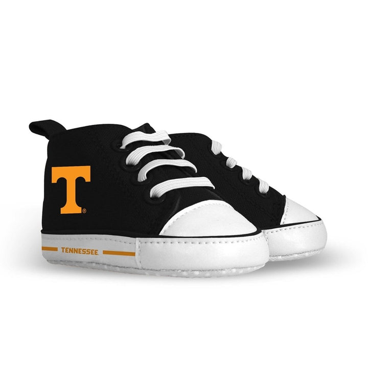 Tennessee Volunteers Baby Shoes Unisex High Top Pre-Walkers Soft Fabric Grippers Image 1