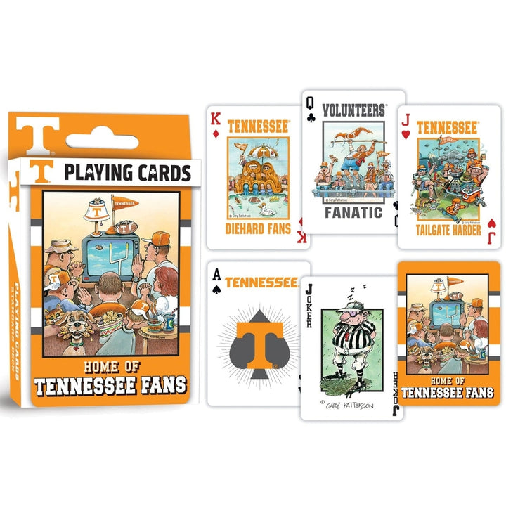 Tennessee Volunteers Playing Cards 54 Card NCAA Deck with Team Logo Design Image 3