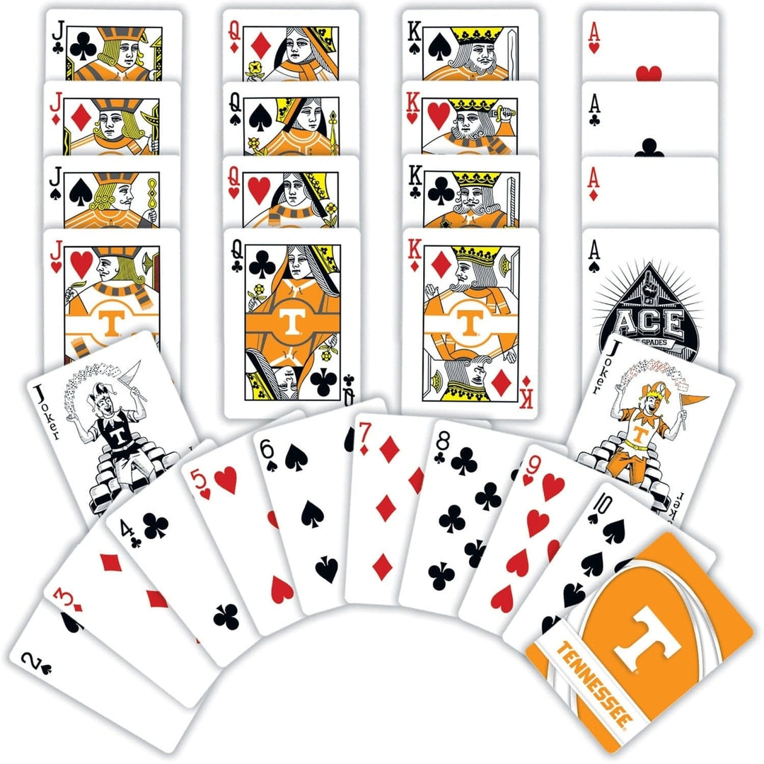 Tennessee Volunteers Playing Cards 54 Card Deck NCAA Team Game Cards Image 2