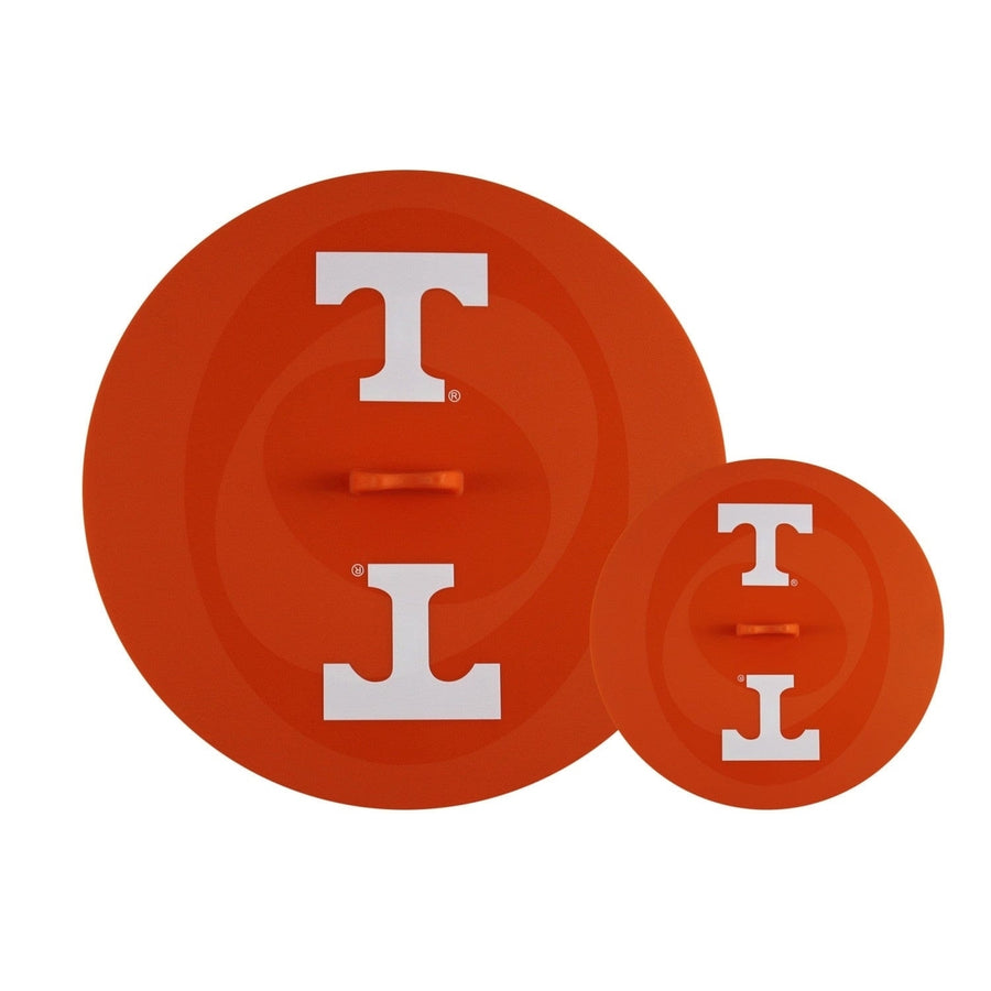 Tennessee Volunteers Silicone Topperz Food-Grade Cookware Game Day Lids Image 1