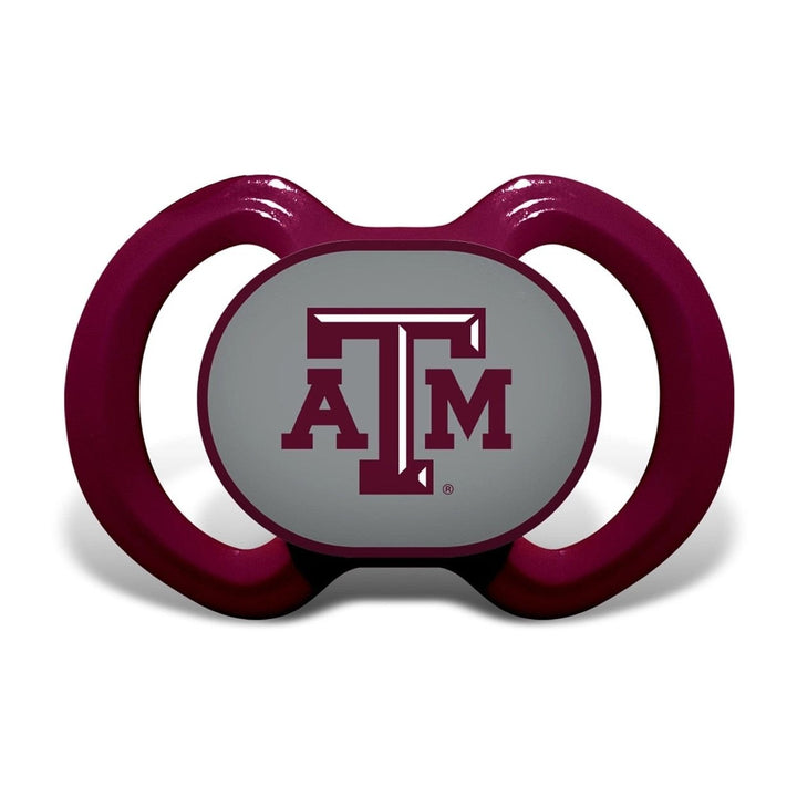 Texas AandM Aggies 3-Piece Baby Gift Set BPA Free Cotton Bib Bottle Pacifier Image 2