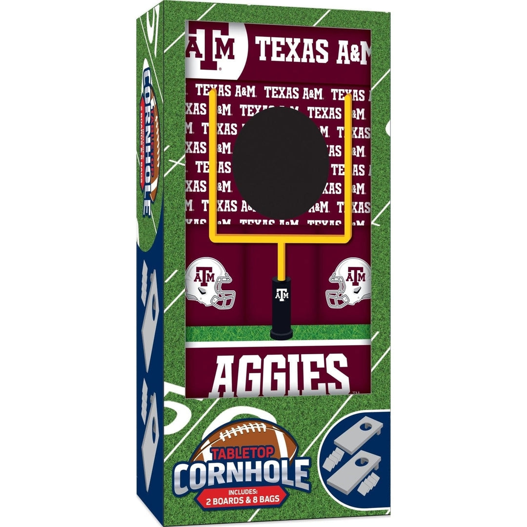 Texas AandM Aggies - NCAA Tabletop Cornhole Image 1