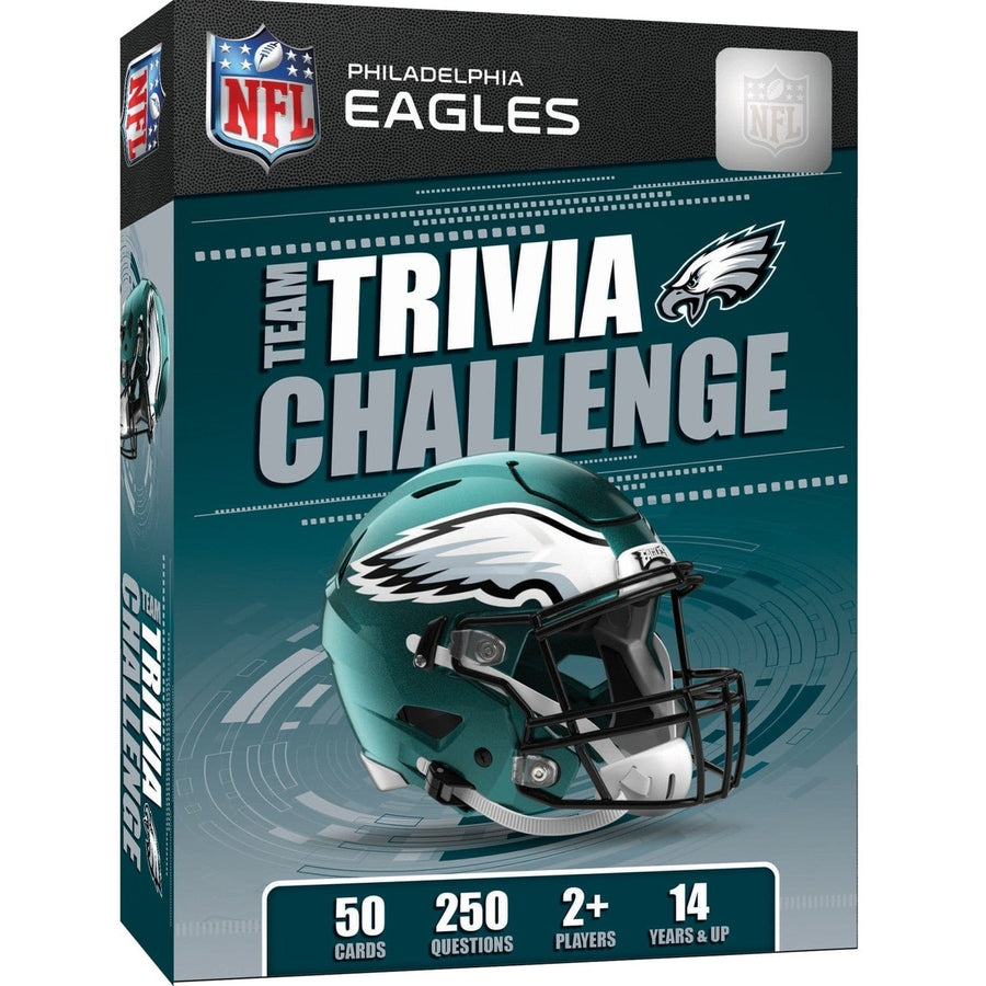 Philadelphia Eagles Trivia Challenge Game 50 Cards 250 Questions Ages 12 Up Image 1