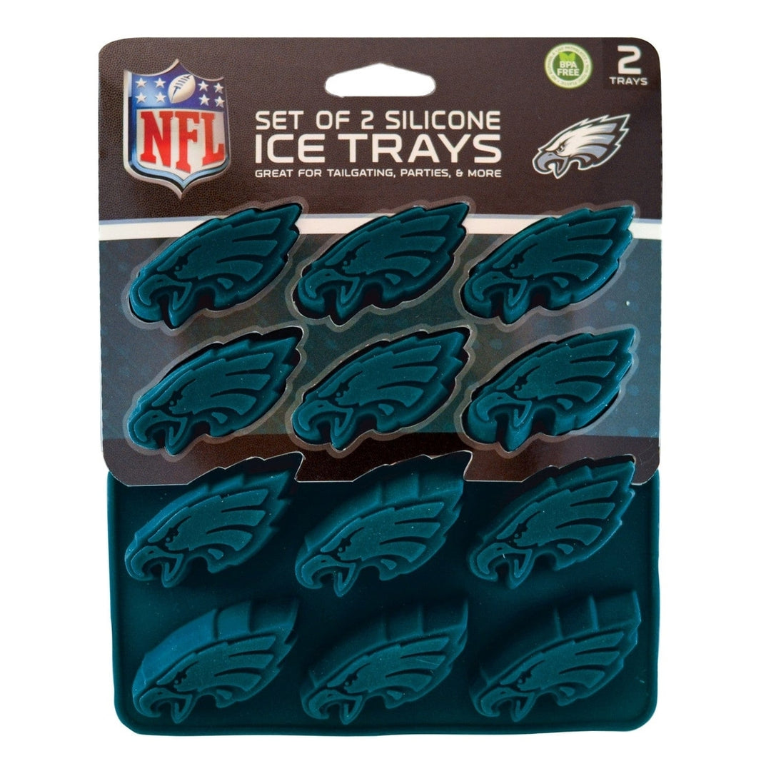 Philadelphia Eagles Silicone Ice Cube Tray Food-Grade Candy Mold Green Image 2