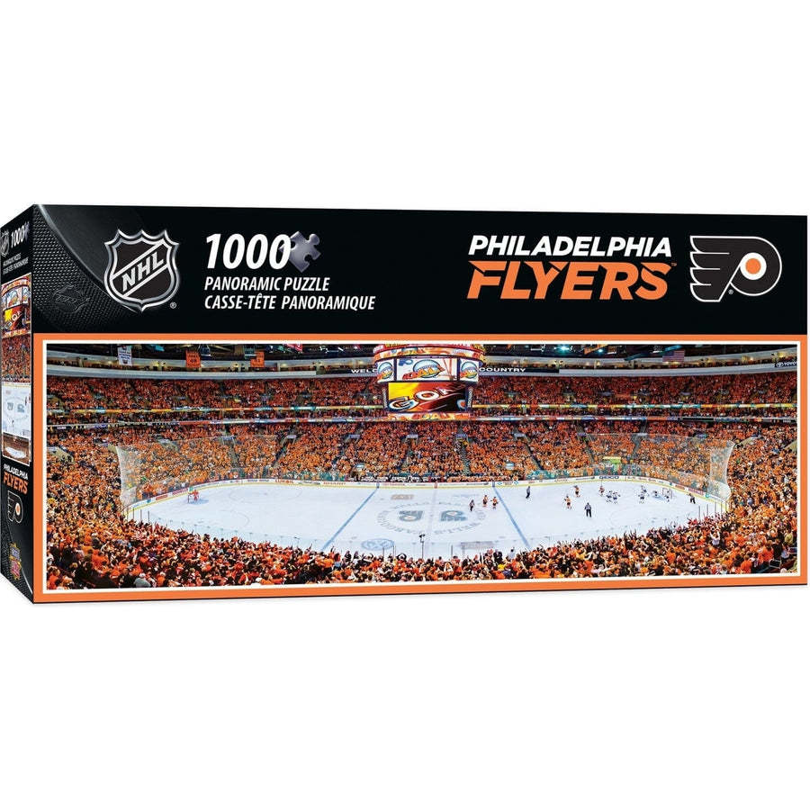 Philadelphia Flyers Panoramic Jigsaw Puzzle 1000 Piece 13x39 Eco-Friendly Chipboard Image 1