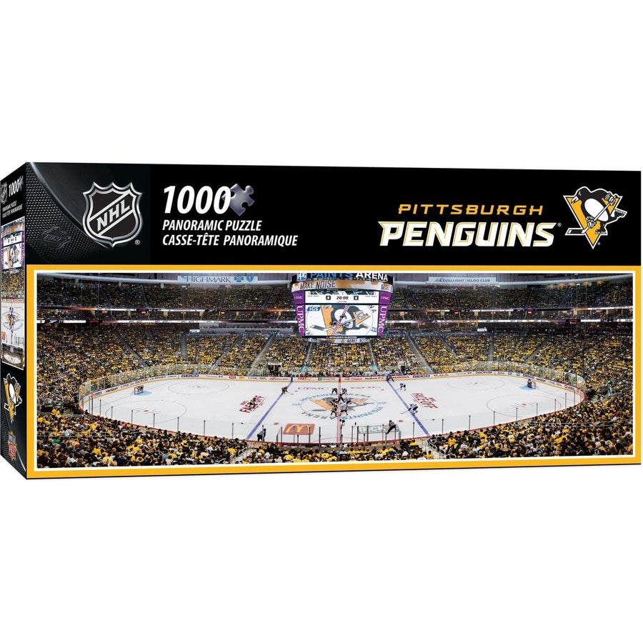 Pittsburgh Penguins - 1000 Piece Panoramic Jigsaw Puzzle Image 1