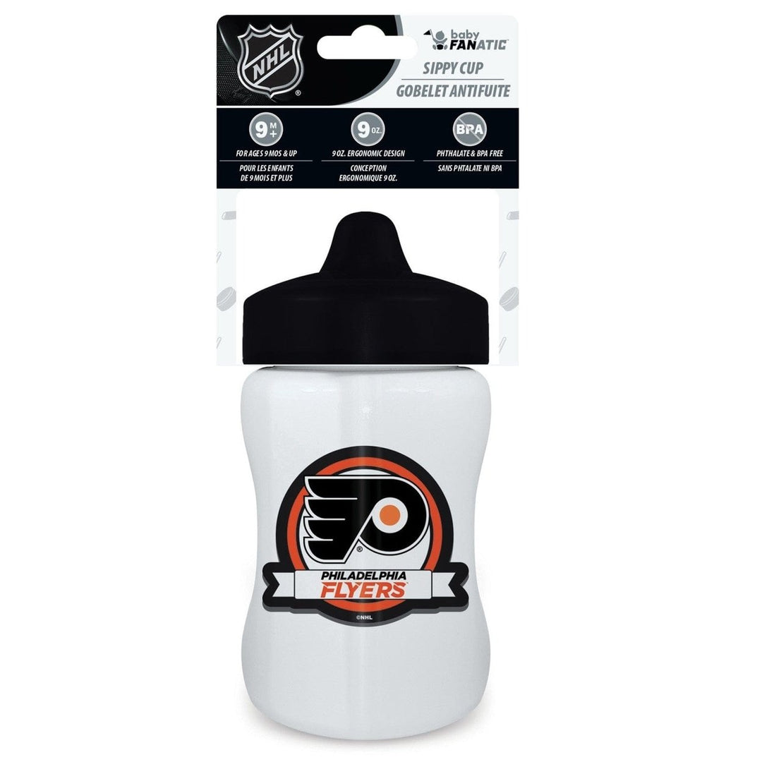 Philadelphia Flyers Sippy Cup BPA Free 9oz Official NHL Baby Fanatic Cup Image 2