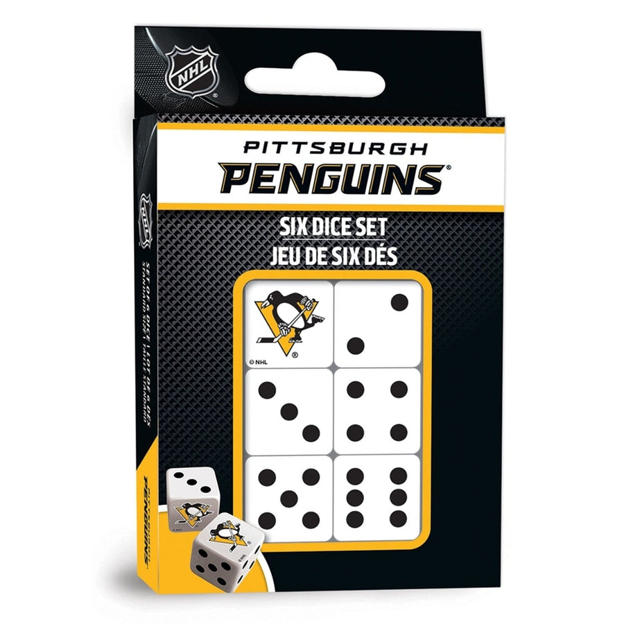 Pittsburgh Penguins Dice Set Image 1