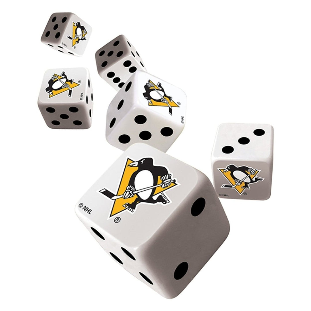 Pittsburgh Penguins Dice Set Image 2