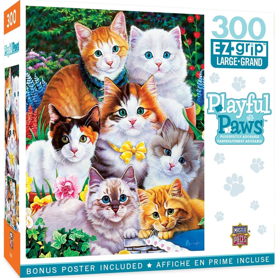 Playful Paws - Puuurfectly Adorable 300 Piece EZ Grip Jigsaw Puzzle Image 1