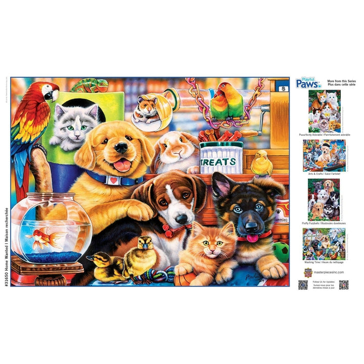 MasterPieces Playful Paws 300 Piece EZ Grip Jigsaw Puzzle 18x24 Eco-Friendly Image 4