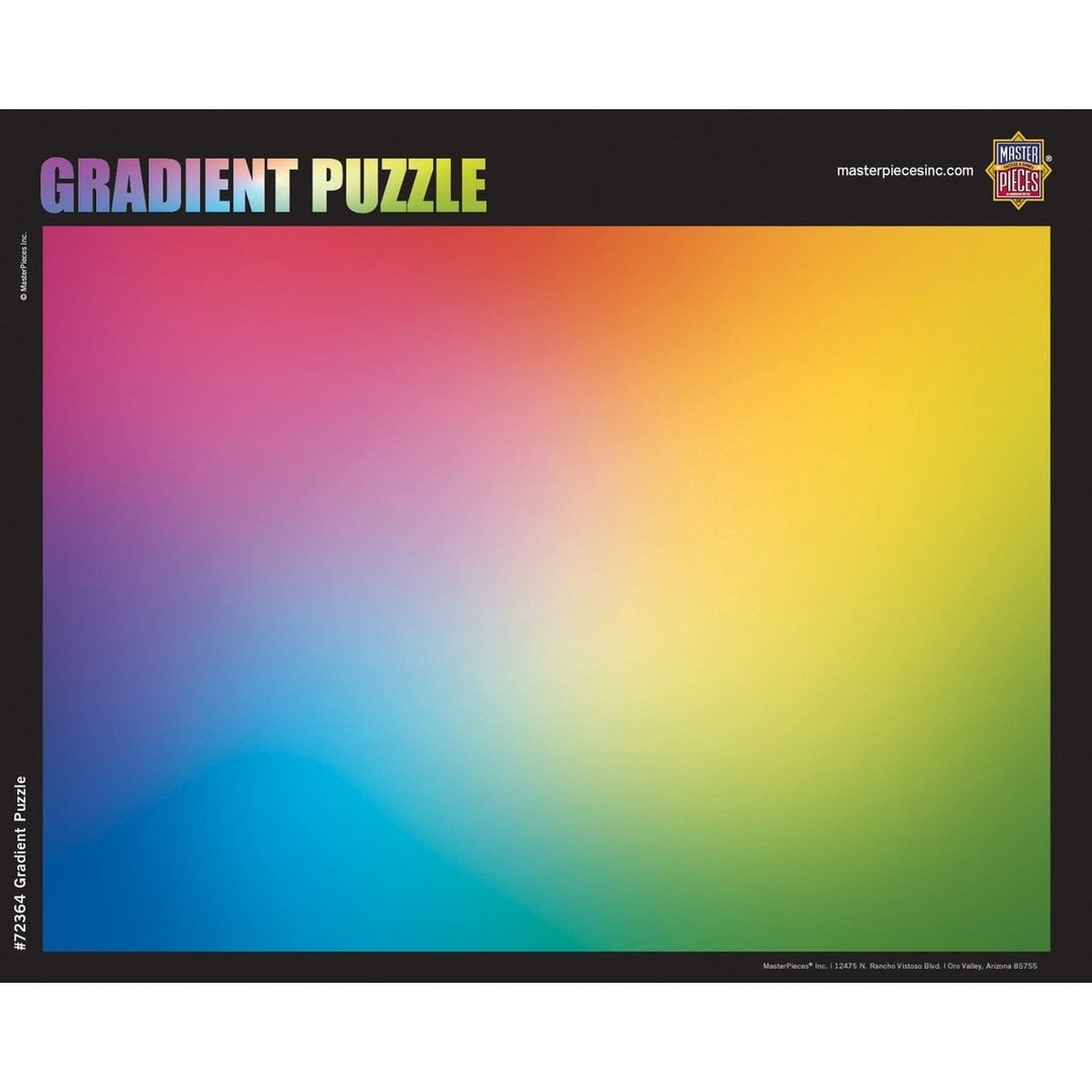 MasterPieces Rainbow Gradient 1000 Piece Jigsaw Puzzle Colorful Challenge Fun Image 4