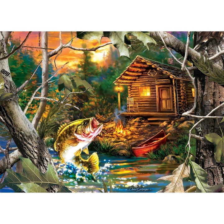 Realtree The One That Got Away 1000 Piece Jigsaw Puzzle 19.25x26.75 Inches Image 2