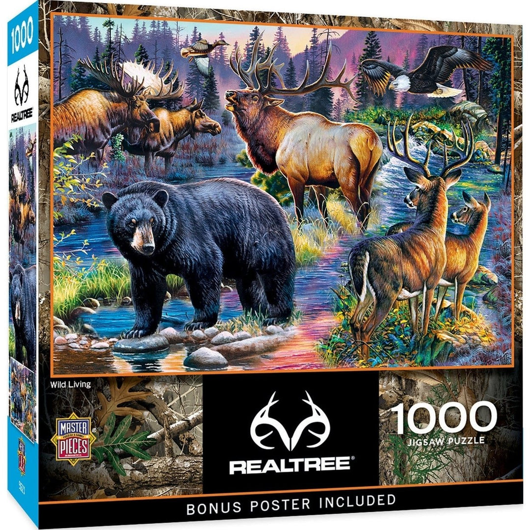 Realtree - Wild Living 1000 Piece Jigsaw Puzzle Image 1