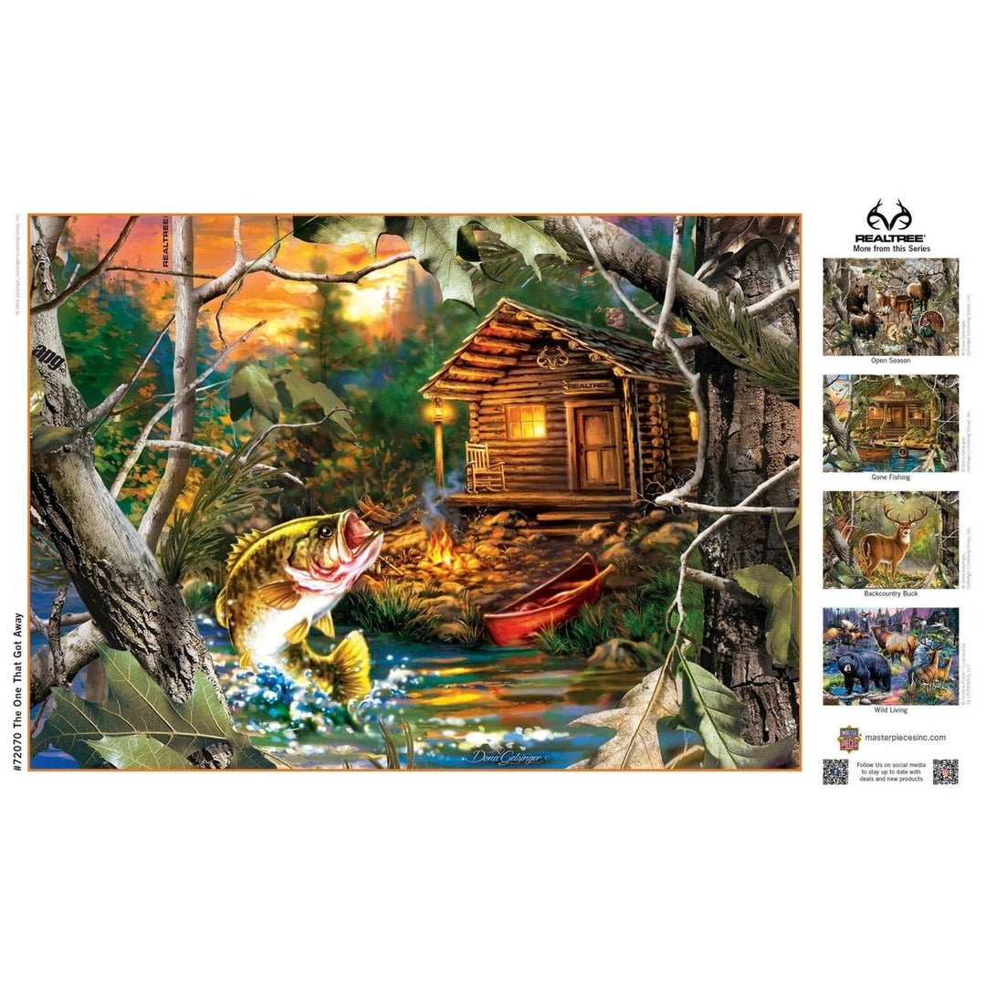 Realtree The One That Got Away 1000 Piece Jigsaw Puzzle 19.25x26.75 Inches Image 4