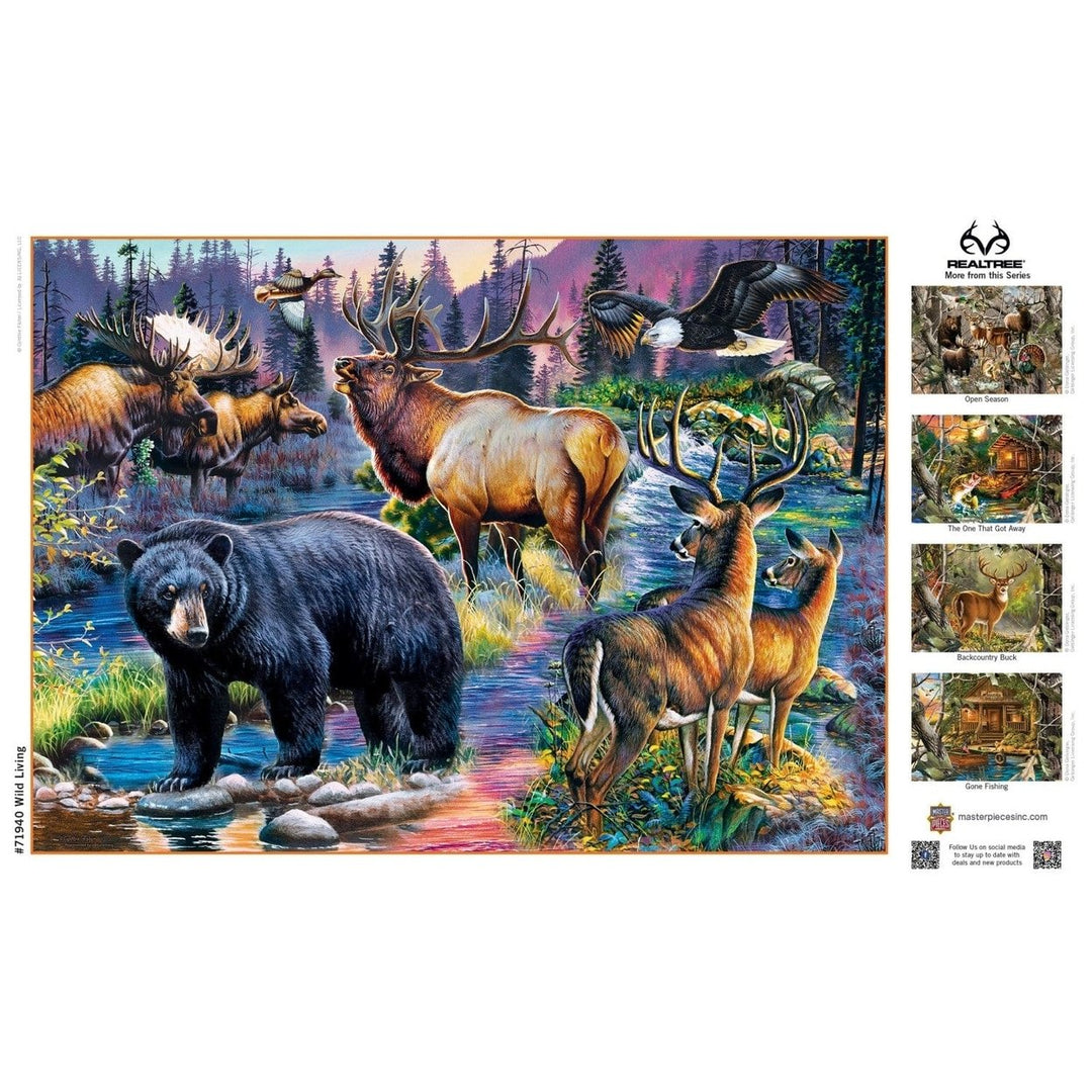 Realtree - Wild Living 1000 Piece Jigsaw Puzzle Image 4