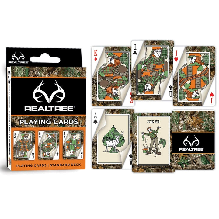 Realtree Playing Cards 54 Card Deck Camo Hunter Fisherman Designs Standard Size Image 3