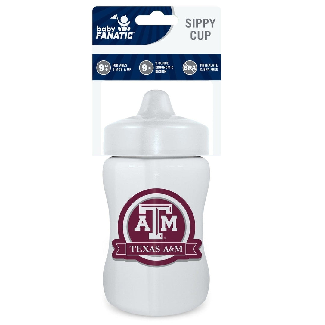 Texas AandM Aggies Sippy Cup BPA-Free 9oz Toddler Baby Drinkware Officially Licensed Image 2