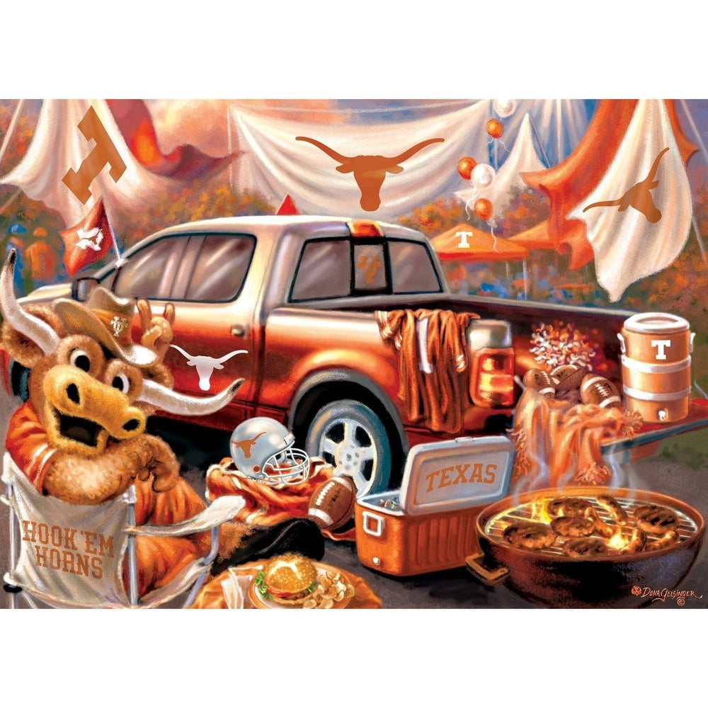 Texas Longhorns 1000 Piece Jigsaw Puzzle NCAA 19.25 x 26.75 Recycled Material Image 2