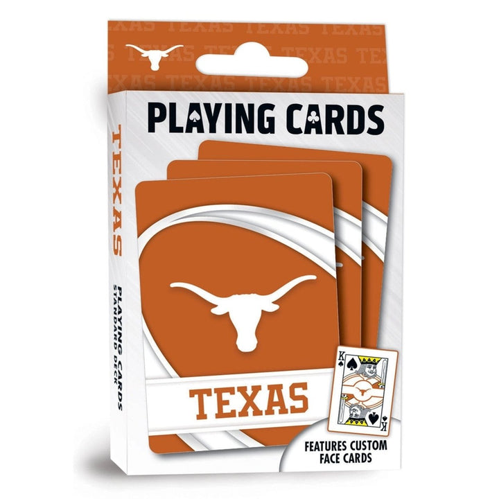 Texas Longhorns Playing Cards 54 Card Deck Officially Licensed NCAA Team Deck Image 1