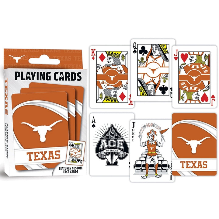 Texas Longhorns Playing Cards 54 Card Deck Officially Licensed NCAA Team Deck Image 3