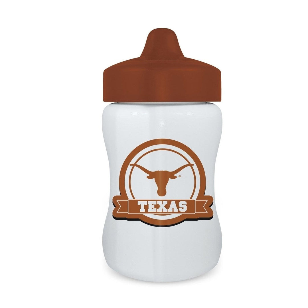 Texas Longhorns Sippy Cup 9oz BPA Free Toddler Cup NCAA Officially Licensed Image 1