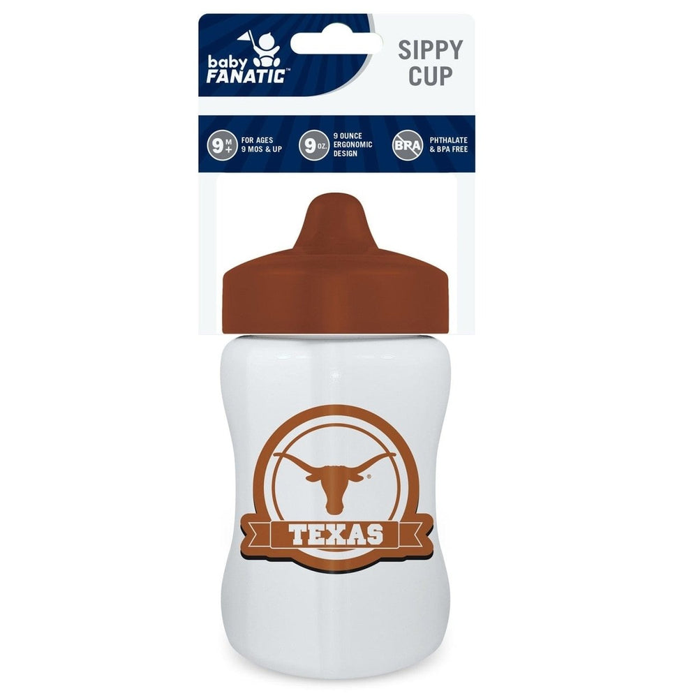 Texas Longhorns Sippy Cup 9oz BPA Free Toddler Cup NCAA Officially Licensed Image 2