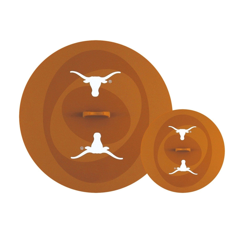 Texas Longhorns FanPans Silicone Lids Game Day Cookware Dishwasher Safe Image 1