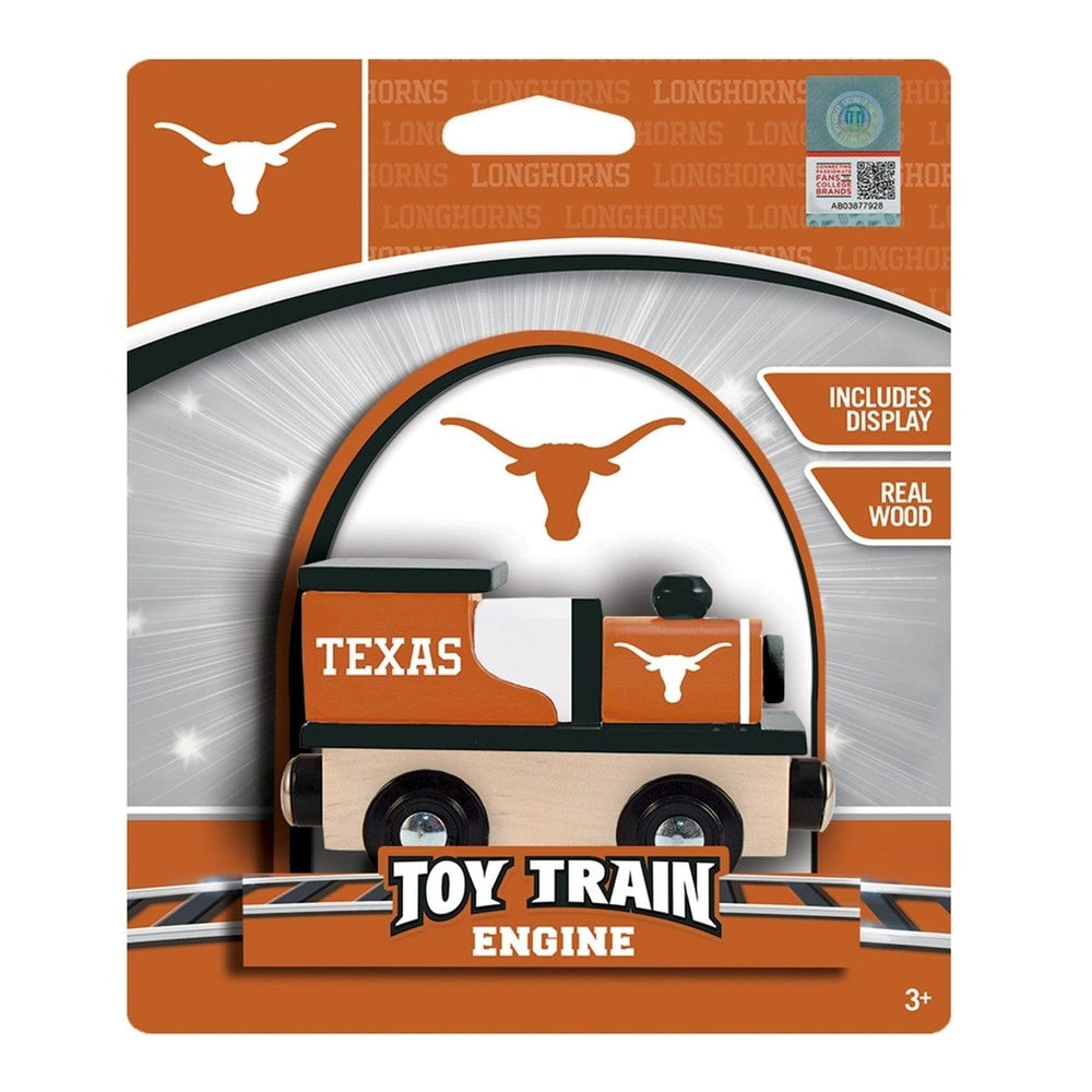 Texas Longhorns Wooden Toy Train Engine MasterPieces NCAA College Team Colors Image 2