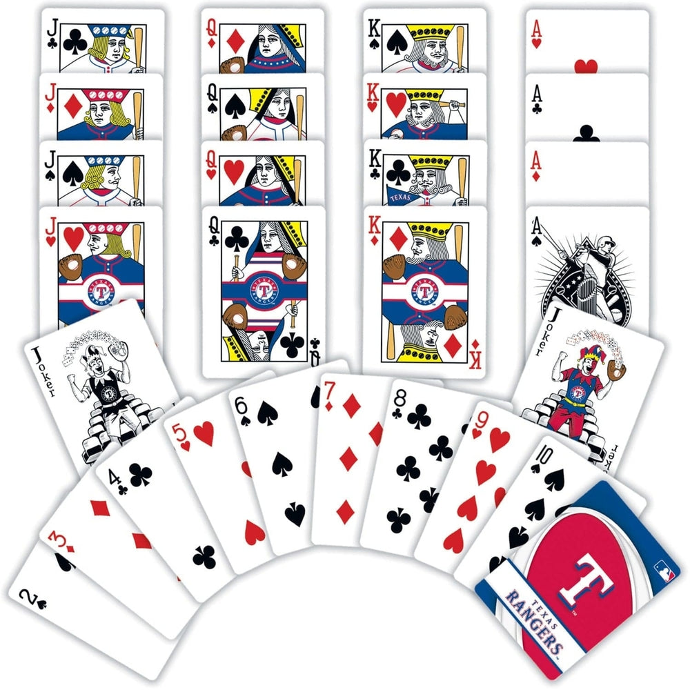 Texas Rangers Playing Cards 54 Card Deck MLB Officially Licensed Team Poker Cards Image 2