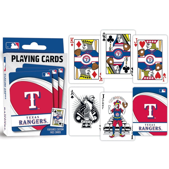 Texas Rangers Playing Cards 54 Card Deck MLB Officially Licensed Team Poker Cards Image 3